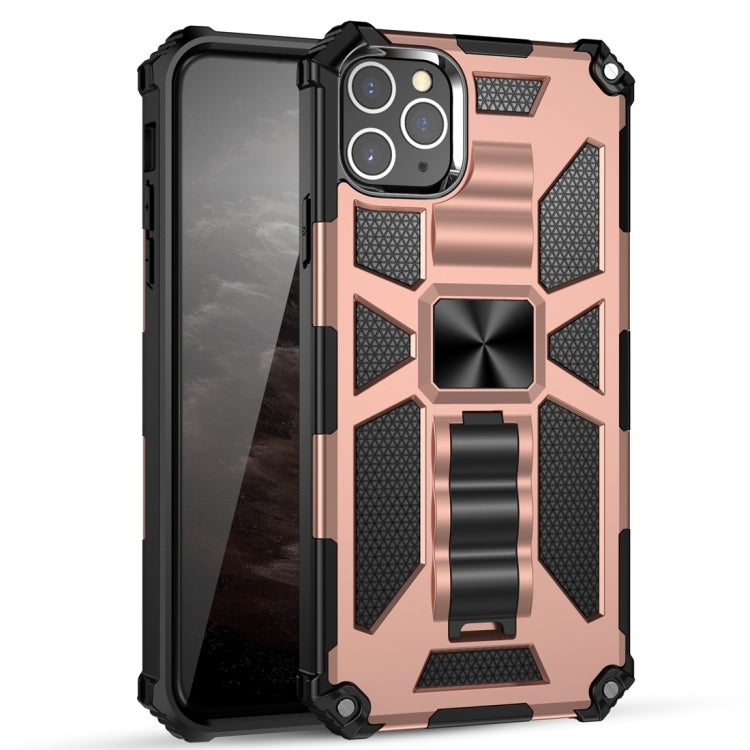 เกราะกันกระแทก TPU + PC เคสแม่เหล็กพร้อมตัวยึด, For iPhone 11, For iPhone 11 Pro, For iPhone 11 Pro Max