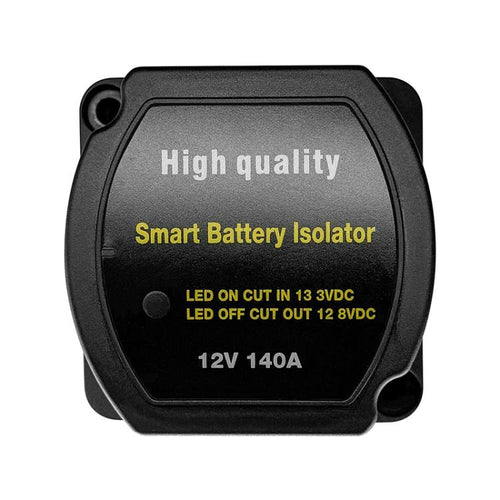 12V 140A รถ Yacht RV สมาร์ท Dual แบตเตอรี่ ตัวควบคุมการแยกพร้อมรีเลย์, with Relay