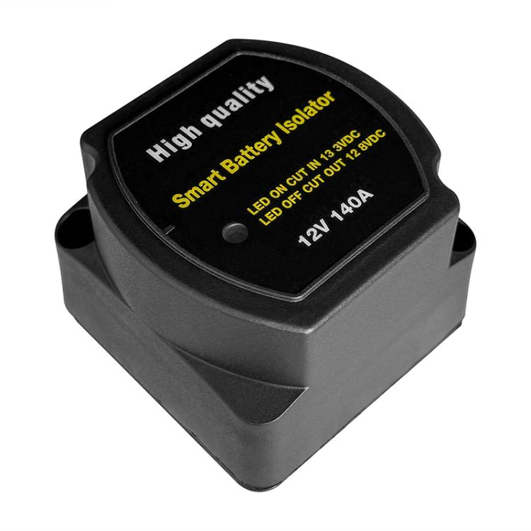 12V 140A รถ Yacht RV สมาร์ท Dual แบตเตอรี่ ตัวควบคุมการแยกพร้อมรีเลย์, with Relay
