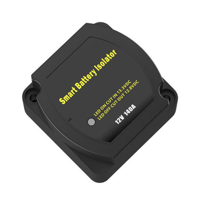 12V 140A รถ Yacht RV สมาร์ท Dual แบตเตอรี่ ตัวควบคุมการแยกพร้อมรีเลย์, with Relay