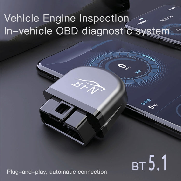BFN Bluetooth 5.1 เครื่องทดสอบซอฟต์แวร์วินิจฉัยรถยนต์OBD2 เครื่องทดสอบการวินิจฉัยความผิดพลาดของเครื่องยนต์AD11 รุ่นมือถือ, BFN Car Diagnostic Tester