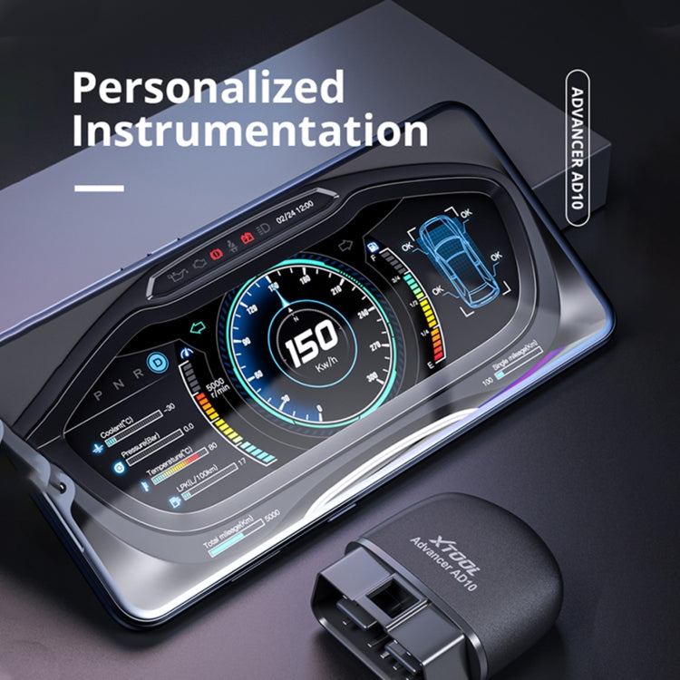 BFN Bluetooth 5.1 เครื่องทดสอบซอฟต์แวร์วินิจฉัยรถยนต์OBD2 เครื่องทดสอบการวินิจฉัยความผิดพลาดของเครื่องยนต์AD11 รุ่นมือถือ, BFN Car Diagnostic Tester