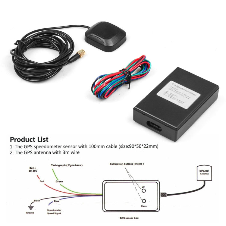 ชุดติดตั้งเพิ่มเติมรถยนต์ GPS Speedometer Sensor เสาอากาศสัญญาณชุด, GPS Speedometer Sensor