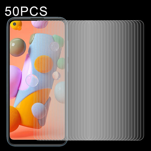 50 PCS 0.26mm 9H ความแข็งพื้นผิว 2.5D กระจกนิรภัยป้องกันการระเบิดฟิล์มไม่เต็มหน้าจอ, For Galaxy A11 (50 PCS), For Galaxy A21 (50 PCS), For Galaxy A51 (50 PCS), For Galaxy M54 / A71 / A71s 5G UW / C55 (50 PCS), For Galaxy A91  (50 PCS), For Galaxy M31  ...