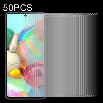 50 PCS 0.26mm 9H ความแข็งพื้นผิว 2.5D กระจกนิรภัยป้องกันการระเบิดฟิล์มไม่เต็มหน้าจอ, For Galaxy A11 (50 PCS), For Galaxy A21 (50 PCS), For Galaxy A51 (50 PCS), For Galaxy M54 / A71 / A71s 5G UW / C55 (50 PCS), For Galaxy A91  (50 PCS), For Galaxy M31  ...