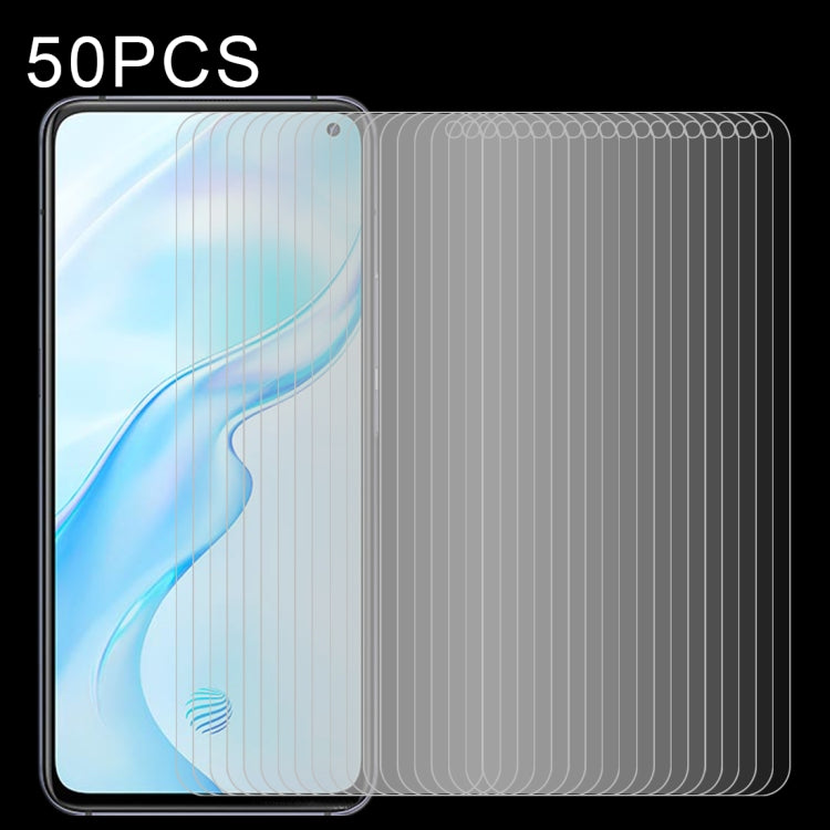 50 PCS 0.26mm 9H ความแข็งพื้นผิว 2.5D กระจกนิรภัยป้องกันการระเบิดฟิล์มไม่เต็มหน้าจอ, For Galaxy A11 (50 PCS), For Galaxy A21 (50 PCS), For Galaxy A51 (50 PCS), For Galaxy M54 / A71 / A71s 5G UW / C55 (50 PCS), For Galaxy A91  (50 PCS), For Galaxy M31  ...