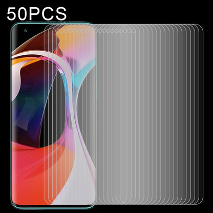 50 PCS 0.26mm 9H ความแข็งพื้นผิว 2.5D ฟิล์มกระจกนิรภัยป้องกันการระเบิดครึ่งหน้าจอ, For Xiaomi Redmi Note 9 Pro, For Xiaomi Redmi Note 9 Pro Max, For Xiaomi Redmi K30, For Xiaomi MI 10 (50 PCS), For Xiaomi MI 10 Pro (50 PCS), For Xiaomi Redmi Note 9s