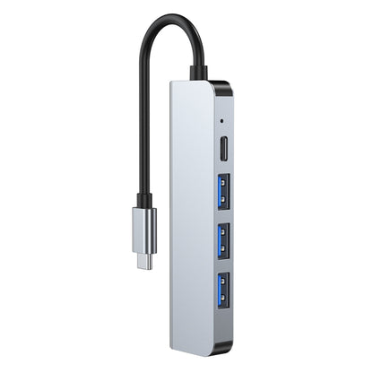 5 in 1 USB-C / Type-C ไปยัง USB Docking Station HUB Adapter, 5 in 1