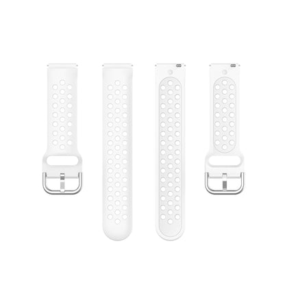 สำหรับนาฬิกา Xiaomi / Huawei Honor S1 18 มม. สายรัดข้อมือกีฬาสีทึบ