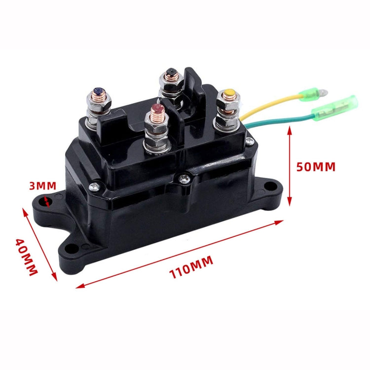 สำหรับ UTV / รถกระบะ / ATV กว้านไฟฟ้ารีเลย์คอนแทคโซลินอยด์สำหรับงานหนัก, Winch Relay