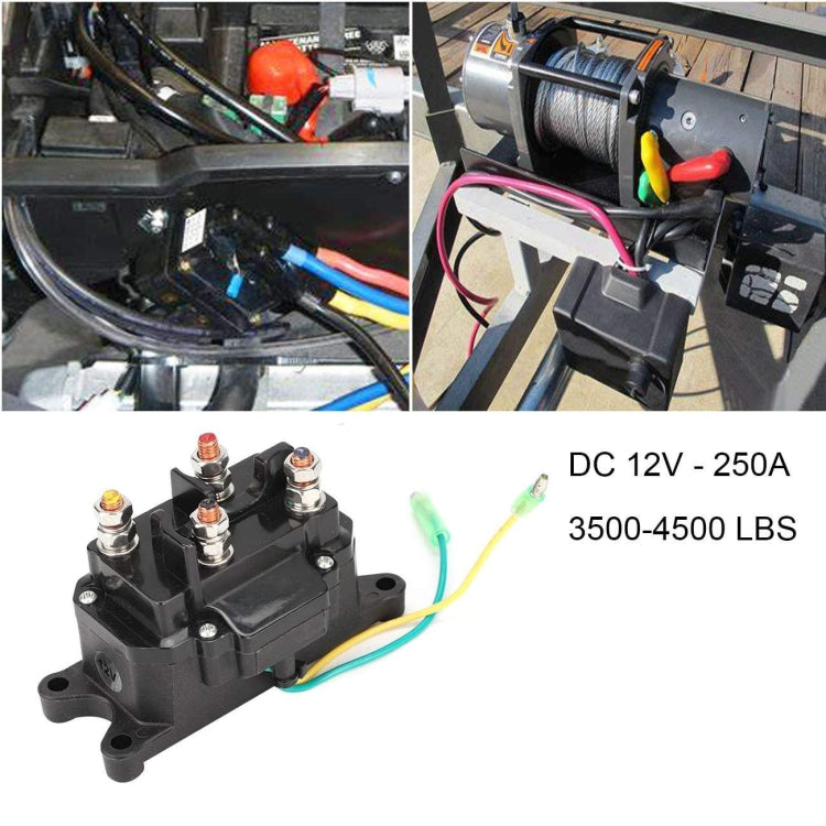 สำหรับ UTV / รถกระบะ / ATV กว้านไฟฟ้ารีเลย์คอนแทคโซลินอยด์สำหรับงานหนัก, Winch Relay
