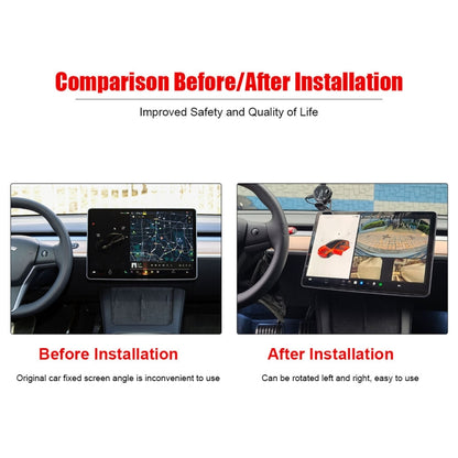 สำหรับTeslaรุ่น 3 / Y 2017-2022 รถMonitor Rotation Mount, For Tesla Model 3
