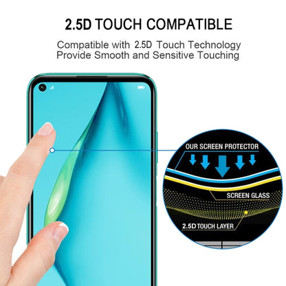 9H Surface Hardness 2.5D Full Glue ฟิล์มกระจกนิรภัยเต็มจอ, For Huawei Nova 7i, For Huawei Y9s, For Huawei P Smart Pro 2019