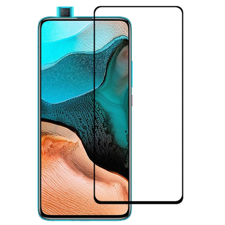 9H Surface Hardness 2.5D Full Glue ฟิล์มกระจกนิรภัยเต็มจอ, For OPPO A91, For Xiaomi Redmi Note 9 Pro, For Xiaomi Redmi Note 9 Pro Max, For Xiaomi Redmi K30 Pro