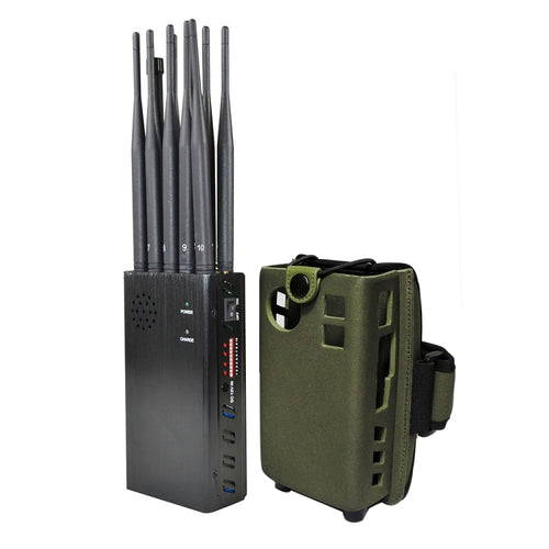 JAX-121A-10C Jammer สัญญาณมือถือ 2G / 3G / 4G / WIFI / GPS / LOJACK พร้อมรีโมทคอนโทรล, JAX-121A-10C