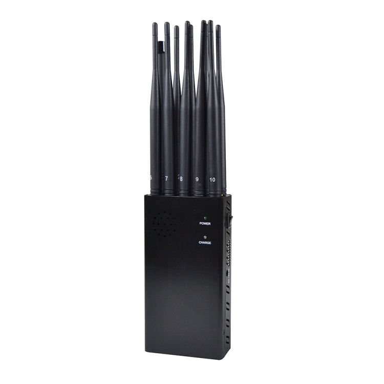 JAX-121A-10C Jammer สัญญาณมือถือ 2G / 3G / 4G / WIFI / GPS / LOJACK พร้อมรีโมทคอนโทรล, JAX-121A-10C