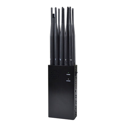 JAX-121A-10C Jammer สัญญาณมือถือ 2G / 3G / 4G / WIFI / GPS / LOJACK พร้อมรีโมทคอนโทรล, JAX-121A-10C