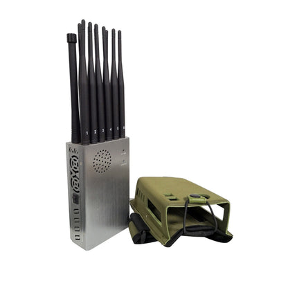 JAX-121A-12A Jammer สัญญาณมือถือ 2G / 3G / 4G / 5.8G / WIFI / GPS / LOJACK พร้อมรีโมทคอนโทรล, JAX-121A-12A