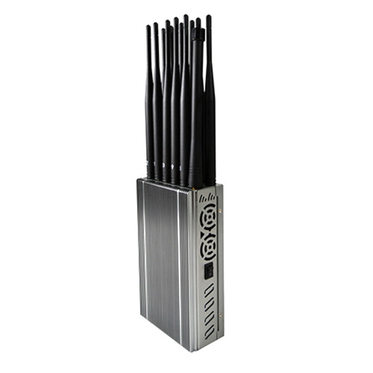 JAX-121A-12A Jammer สัญญาณมือถือ 2G / 3G / 4G / 5.8G / WIFI / GPS / LOJACK พร้อมรีโมทคอนโทรล, JAX-121A-12A