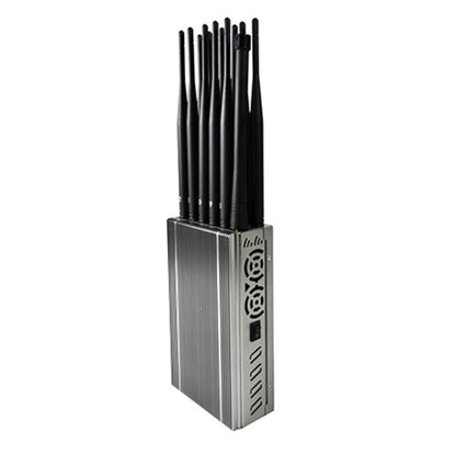 JAX-121A-12A Jammer สัญญาณมือถือ 2G / 3G / 4G / 5.8G / WIFI / GPS / LOJACK พร้อมรีโมทคอนโทรล, JAX-121A-12A