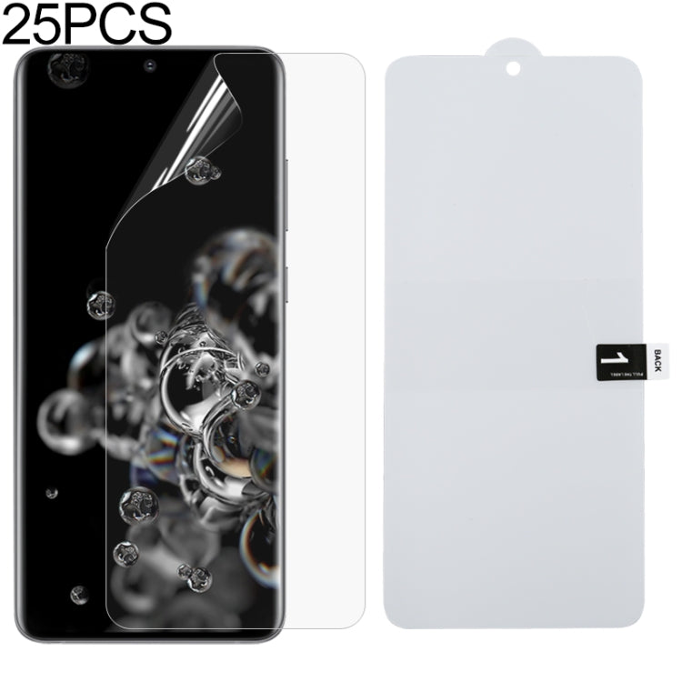25 PCS เต็มหน้าจอป้องกันฟิล์มไฮโดรเจลป้องกันการระเบิด, For Galaxy A21, For Galaxy S20(25 PCS), For Galaxy S20+(25 PCS), For Galaxy S20 Ultra (25 PCS), For Galaxy Note 10 Lite (25 PCS), For Huawei P40, For Huawei P40 Pro (25 PCS)                        ...