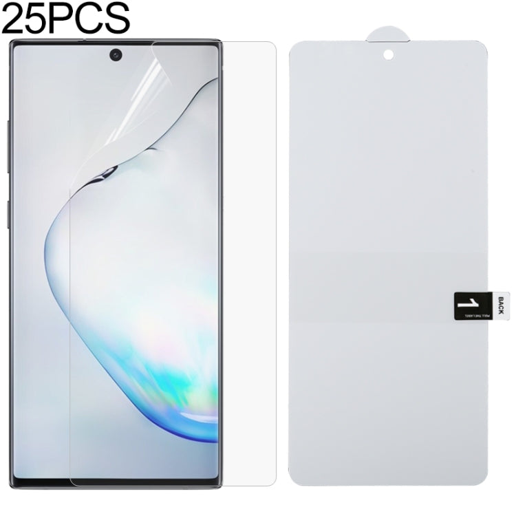 25 PCS เต็มหน้าจอป้องกันฟิล์มไฮโดรเจลป้องกันการระเบิด, For Galaxy A21, For Galaxy S20(25 PCS), For Galaxy S20+(25 PCS), For Galaxy S20 Ultra (25 PCS), For Galaxy Note 10 Lite (25 PCS), For Huawei P40, For Huawei P40 Pro (25 PCS)                        ...