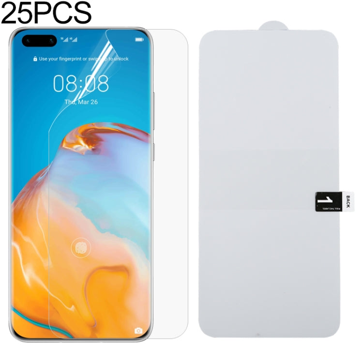 25 PCS เต็มหน้าจอป้องกันฟิล์มไฮโดรเจลป้องกันการระเบิด, For Galaxy A21, For Galaxy S20(25 PCS), For Galaxy S20+(25 PCS), For Galaxy S20 Ultra (25 PCS), For Galaxy Note 10 Lite (25 PCS), For Huawei P40, For Huawei P40 Pro (25 PCS)                        ...