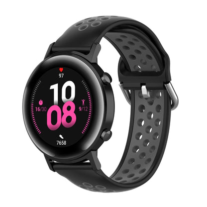 สายนาฬิกาข้อมือสายคล้องข้อมือกีฬาสองสีขนาด 20 มม, For Huawei Watch GT2 42MM, For Galaxy Watch Active2 / Active