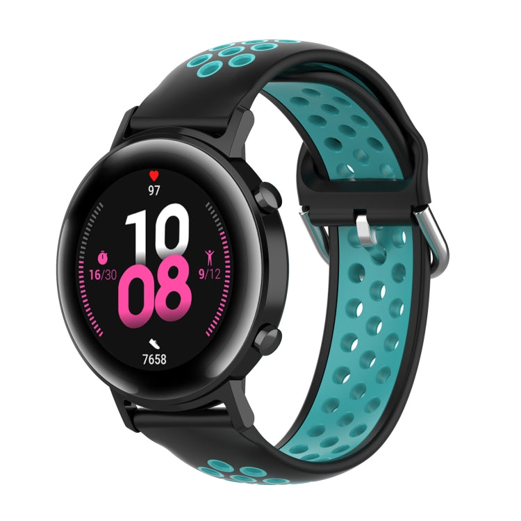 สายนาฬิกาข้อมือสายคล้องข้อมือกีฬาสองสีขนาด 20 มม, For Huawei Watch GT2 42MM, For Galaxy Watch Active2 / Active