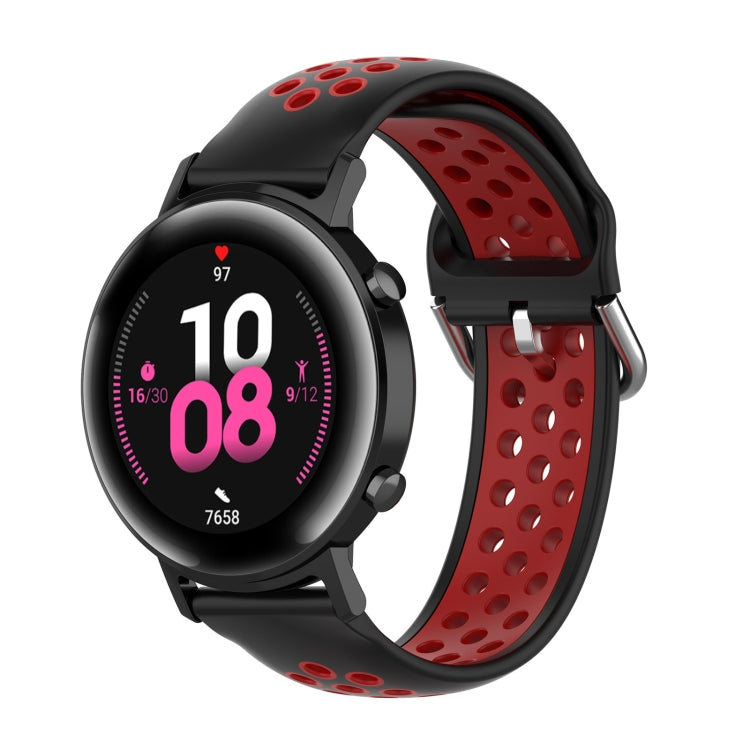 สายนาฬิกาข้อมือสายคล้องข้อมือกีฬาสองสีขนาด 20 มม, For Huawei Watch GT2 42MM, For Galaxy Watch Active2 / Active