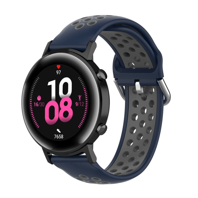 สายนาฬิกาข้อมือสายคล้องข้อมือกีฬาสองสีขนาด 20 มม, For Huawei Watch GT2 42MM, For Galaxy Watch Active2 / Active
