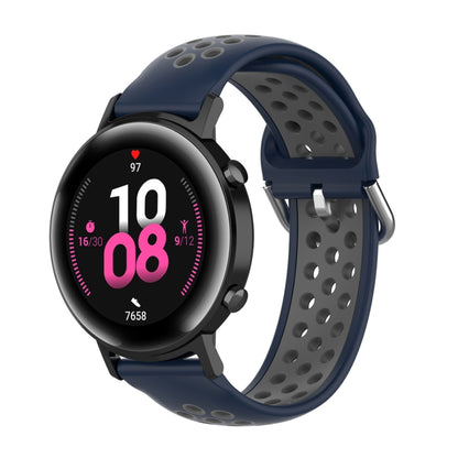 สายนาฬิกาข้อมือสายคล้องข้อมือกีฬาสองสีขนาด 20 มม, For Huawei Watch GT2 42MM, For Galaxy Watch Active2 / Active