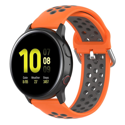สายนาฬิกาข้อมือสายคล้องข้อมือกีฬาสองสีขนาด 20 มม, For Huawei Watch GT2 42MM, For Galaxy Watch Active2 / Active