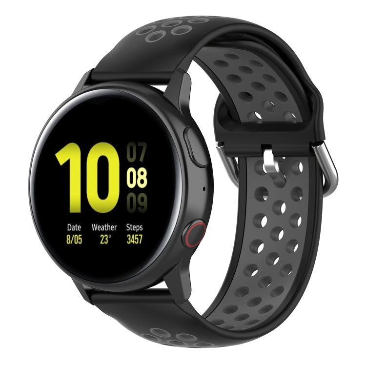 สายนาฬิกาข้อมือสายคล้องข้อมือกีฬาสองสีขนาด 20 มม, For Huawei Watch GT2 42MM, For Galaxy Watch Active2 / Active