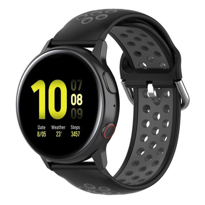 สายนาฬิกาข้อมือสายคล้องข้อมือกีฬาสองสีขนาด 20 มม, For Huawei Watch GT2 42MM, For Galaxy Watch Active2 / Active