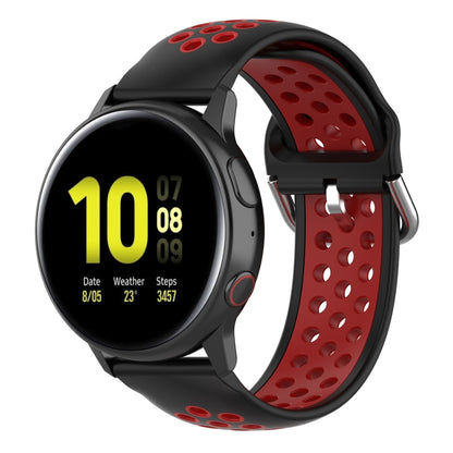 สายนาฬิกาข้อมือสายคล้องข้อมือกีฬาสองสีขนาด 20 มม, For Huawei Watch GT2 42MM, For Galaxy Watch Active2 / Active