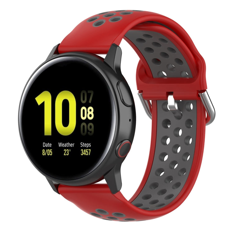 สายนาฬิกาข้อมือสายคล้องข้อมือกีฬาสองสีขนาด 20 มม, For Huawei Watch GT2 42MM, For Galaxy Watch Active2 / Active