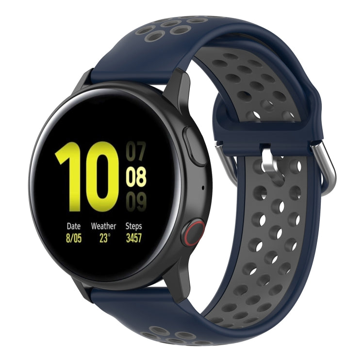 สายนาฬิกาข้อมือสายคล้องข้อมือกีฬาสองสีขนาด 20 มม, For Huawei Watch GT2 42MM, For Galaxy Watch Active2 / Active