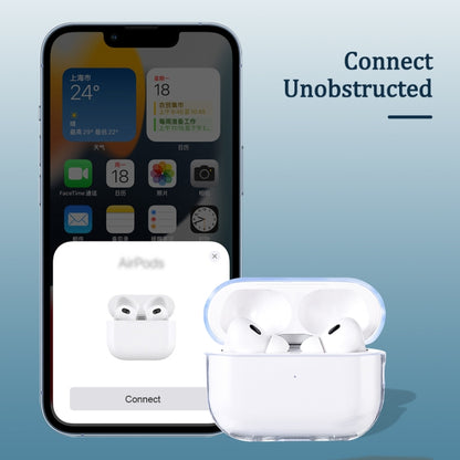 สำหรับ AirPods Pro 2 หูฟังเคส TPU โปร่งใส, For AirPods Pro 2