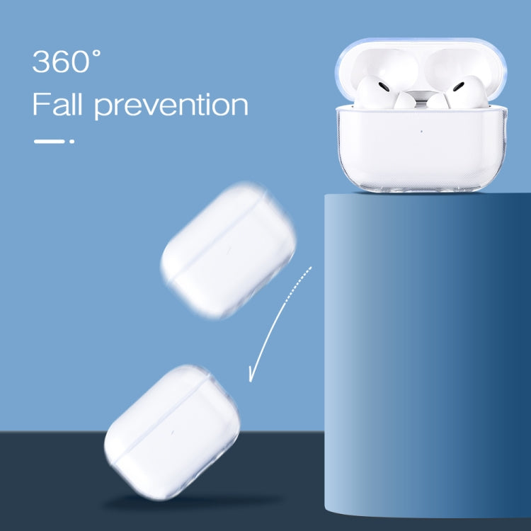 สำหรับ AirPods Pro 2 หูฟังเคส TPU โปร่งใส, For AirPods Pro 2