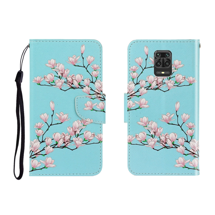 ซองหนังพลิกแนวนอนสีพร้อมตัวยึดและช่องเสียบการ์ดและกระเป๋าสตางค์, For Xiaomi Redmi Note 9 Pro