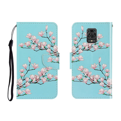 ซองหนังพลิกแนวนอนสีพร้อมตัวยึดและช่องเสียบการ์ดและกระเป๋าสตางค์, For Xiaomi Redmi Note 9 Pro