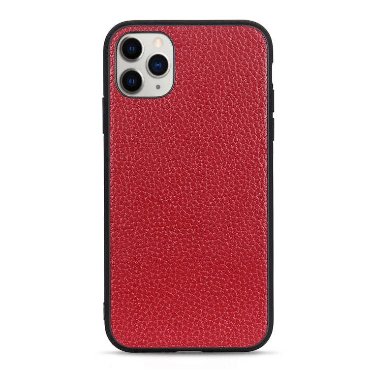 เคสหนังแท้พับได้ลายลิ้นจี่, For iPhone 11, For iPhone 11 Pro Max