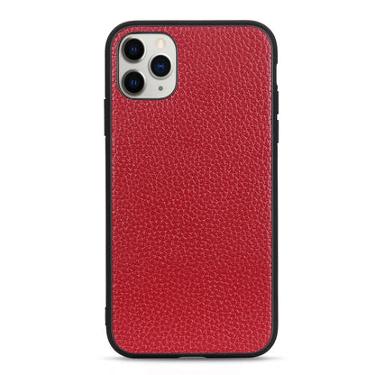 เคสหนังแท้พับได้ลายลิ้นจี่, For iPhone 11, For iPhone 11 Pro Max