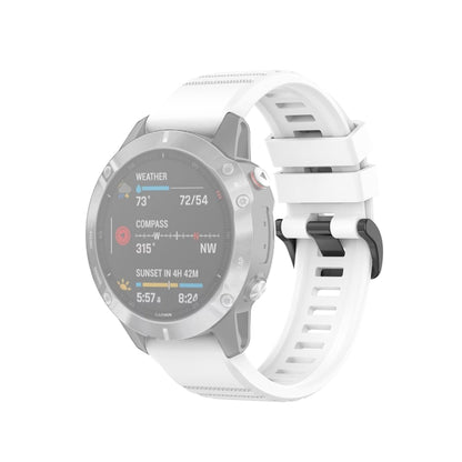 สำหรับ Garmin Fenix 6 22mm Quick Release สายรัดข้อมือพื้นผิวอย่างเป็นทางการ, with Plastic Button