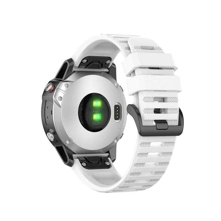 สำหรับ Garmin Fenix 6 22mm Quick Release สายรัดข้อมือพื้นผิวอย่างเป็นทางการ, with Plastic Button