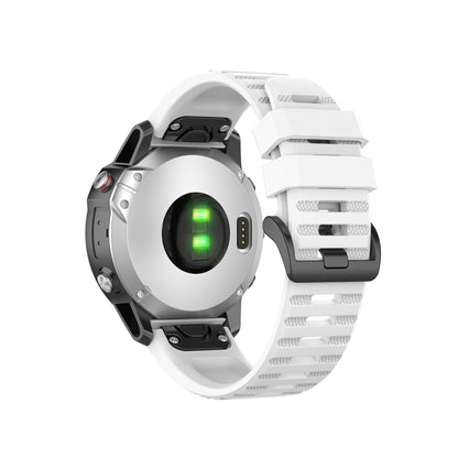สำหรับ Garmin Fenix 6 22mm Quick Release สายรัดข้อมือพื้นผิวอย่างเป็นทางการ, with Plastic Button
