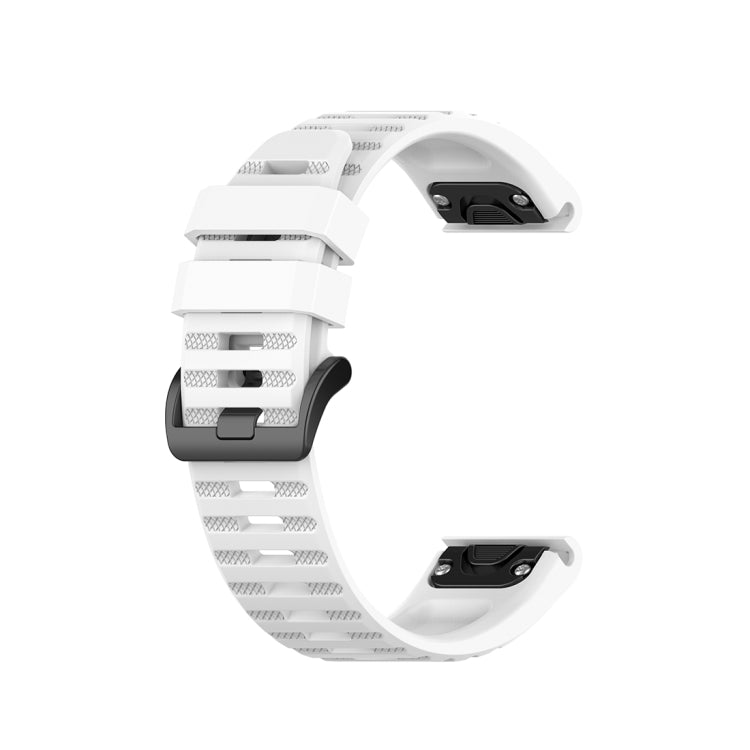 สำหรับ Garmin Fenix 6 22mm Quick Release สายรัดข้อมือพื้นผิวอย่างเป็นทางการ, with Plastic Button
