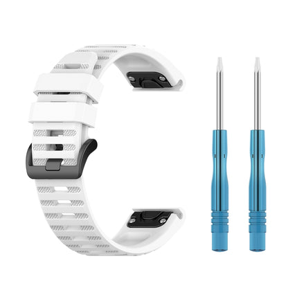 สำหรับ Garmin Fenix 6 22mm Quick Release สายรัดข้อมือพื้นผิวอย่างเป็นทางการ, with Plastic Button