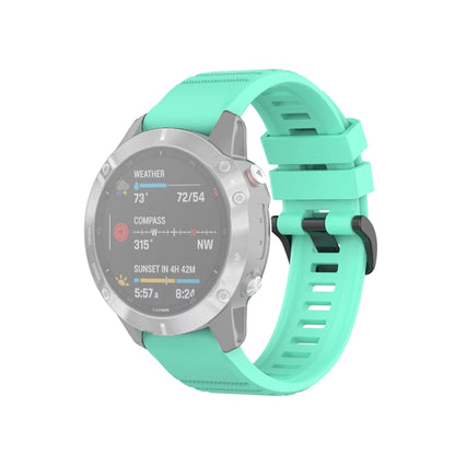 สำหรับ Garmin Fenix 6 22mm Quick Release สายรัดข้อมือพื้นผิวอย่างเป็นทางการ, with Plastic Button